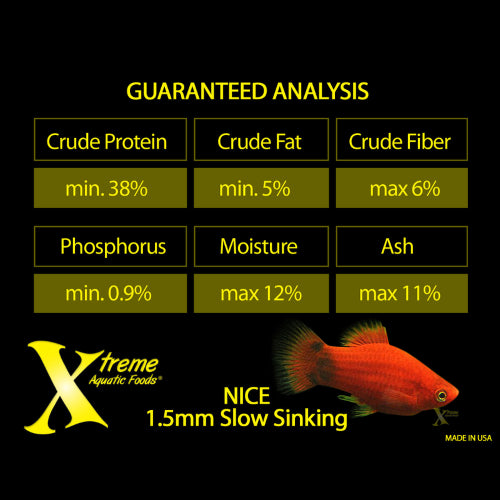 Aquatic Food Xtreme NICE - 1.5mm Colour Enhancer Pellet 567g
