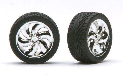 Plastic Kitset - 1/24 Cyclones Rims/Ty Chrome