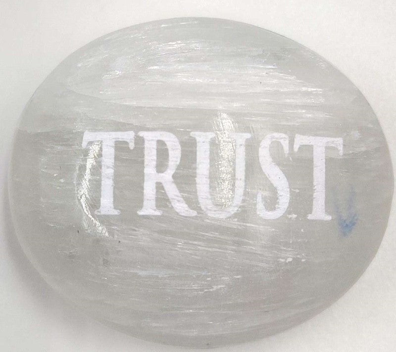 Palm Stone - Selenite Wishing (Set of 50 Assorted)