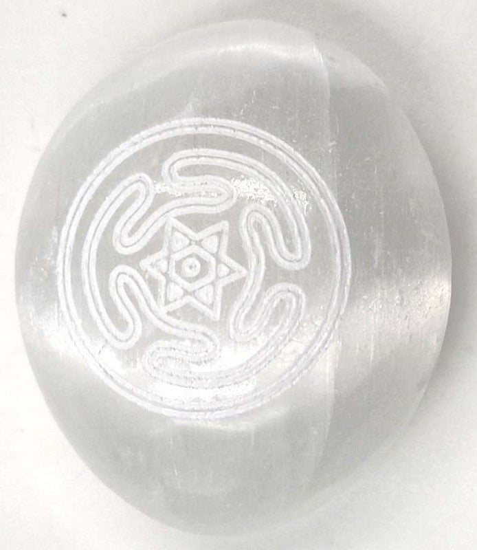 Palm Stone - Selenite Wicca (Set of 50)