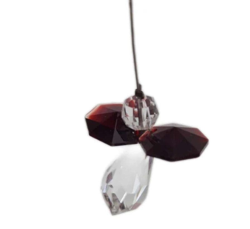 Birthstone Suncatcher - Eternity Crystals Jan 10.2 x 7 x 1.6cm (Set of 2)