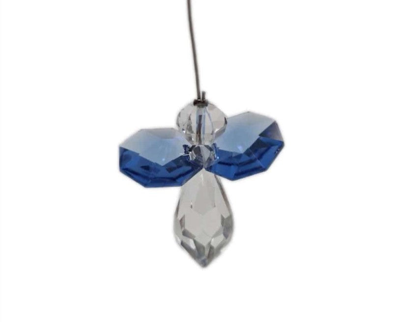 Birthstone Suncatcher - Eternity Crystals Mar 10.2 x 7 x 1.6cm (Set of 2)