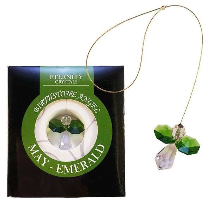 Birthstone Suncatcher - Eternity Crystals May 10.2 x 7 x 1.6cm (Set of 2)