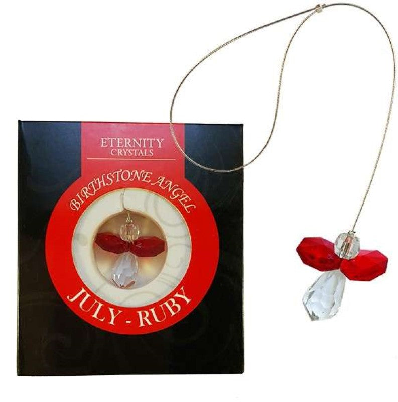 Birthstone Suncatcher - Eternity Crystals July 10.2 x 7 x 1.6cm (Set of 2)