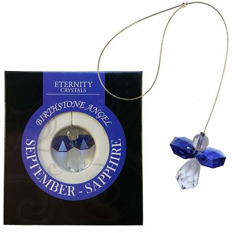 Birthstone Suncatcher - Eternity Crystals Sept 10.2 x 7 x 1.6cm (Set of 2)