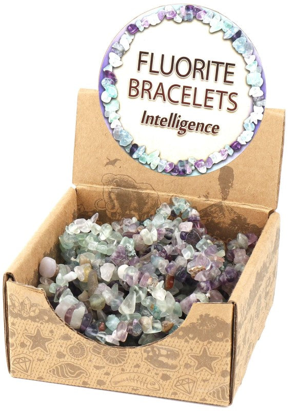 Fluorite Bracelets with Display Box (Set of 25)