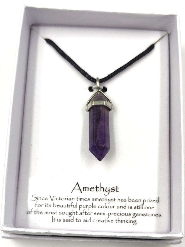 Pendant - Gemstone Double Points (Set of 12 Assorted)