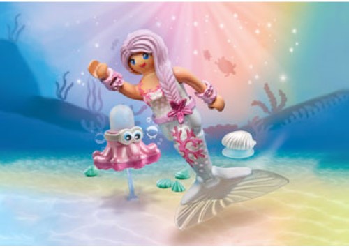 Playmobil - Mermaid with Water Spray Octopus