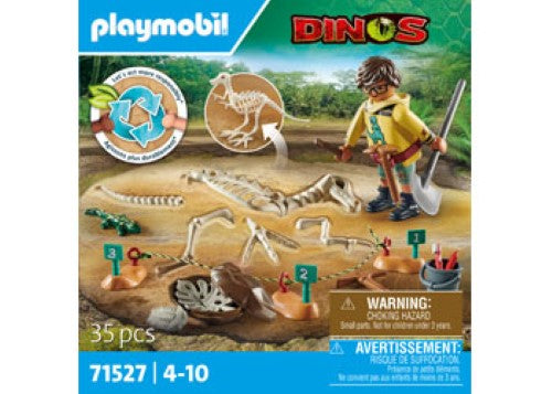 Playmobil - Archaeological dig with dinosaur skeleton