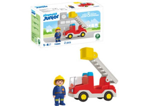 Playmobil - JUNIOR: Ladder Unit Fire Truck