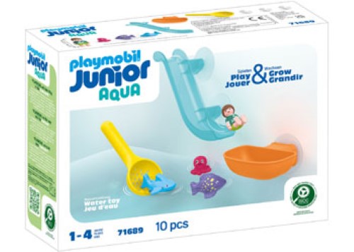 Playmobil - JUNIOR AQUA: Water Slide-Sea Animal