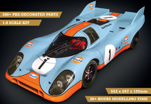 Diecast Kitset -c1/ 8 Kit: Porsche 917K Gulf #1