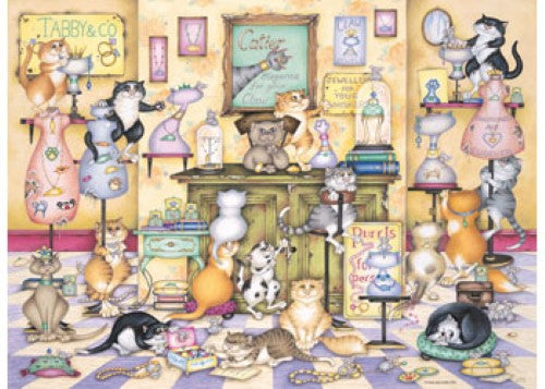 Ravensburger - Crazy Cats Taby & Co. Puzzle 500p