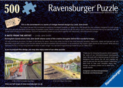 Ravensburger - Crazy Cats Taby & Co. Puzzle 500p