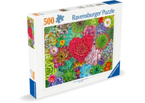 Ravensburger - Succulent Love Puzzle 500p