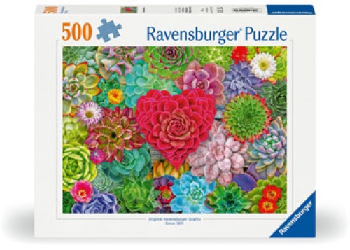 Ravensburger - Succulent Love Puzzle 500p