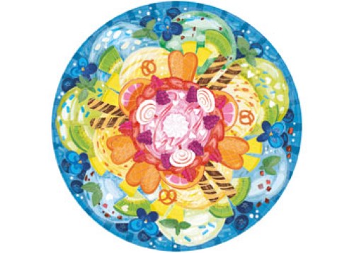 Ravensburger - Ice Cream Circle Puzzle 500pC