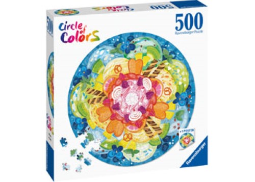 Ravensburger - Ice Cream Circle Puzzle 500pC