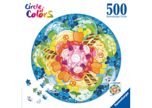 Ravensburger - Ice Cream Circle Puzzle 500pC
