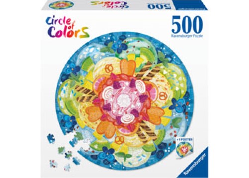 Ravensburger - Ice Cream Circle Puzzle 500pC