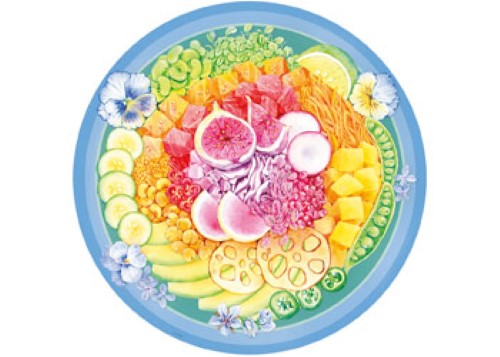 Ravensburger - Poke Bowl Circle Puzzle 500pC