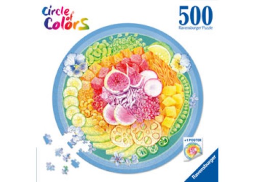 Ravensburger - Poke Bowl Circle Puzzle 500pC