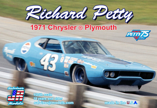 Plastic Kitset - 1/24 R Petty 71 Plymouth Pepsi