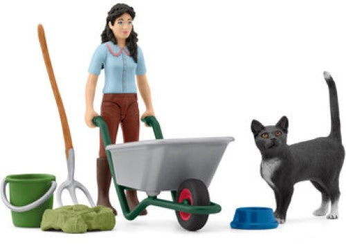Schleich - Muck-out and care set