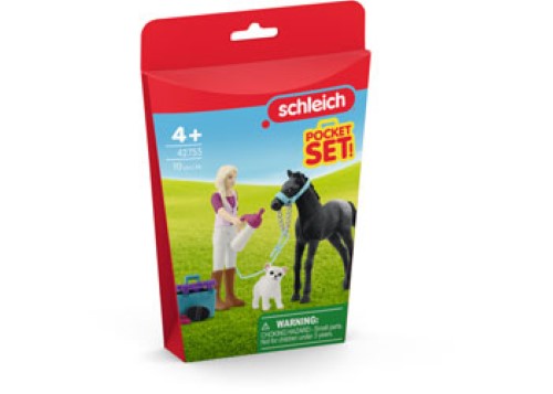 Schleich - Care set for foal