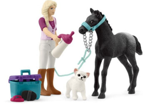 Schleich - Care set for foal