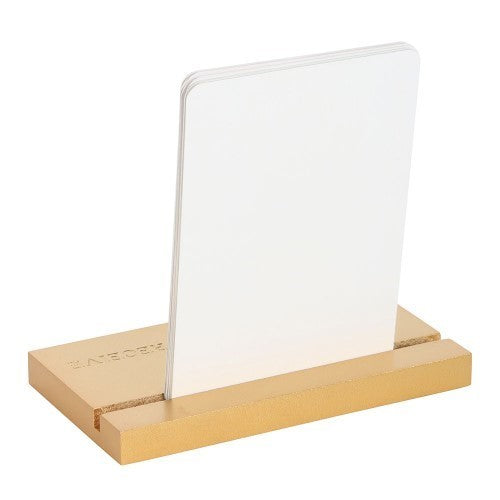 Set of 10 Ethereal Affirmation Cards with Wooden Stand