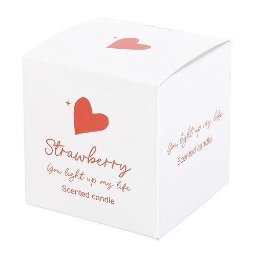 You Light Up My Life Strawberry Candle