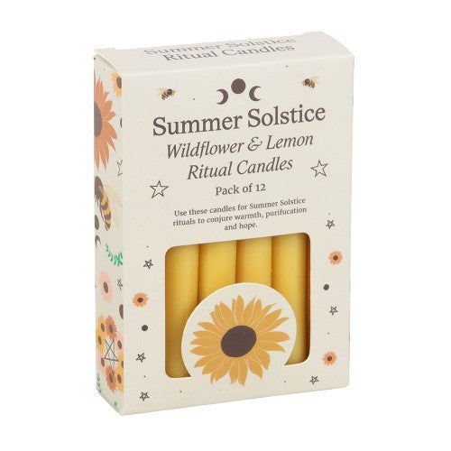 Wildflower & Lemon Summer Ritual Candles Pack of 12