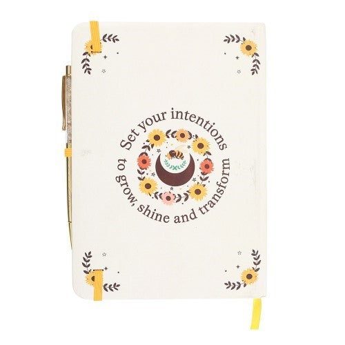 Summer Solstice Intention Journal with Citrine Pen