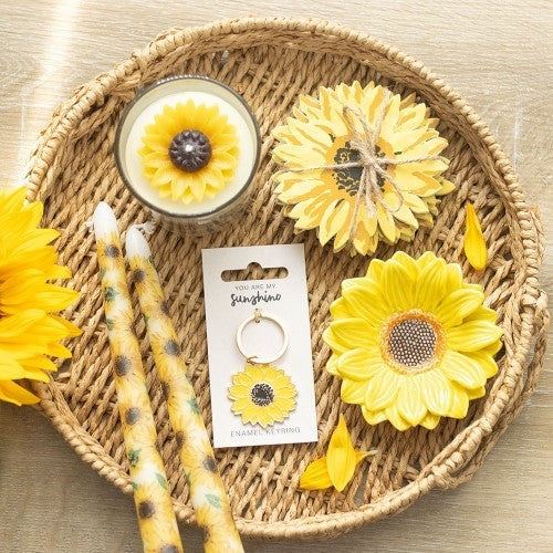 Set of 4 Sunflower Coasters