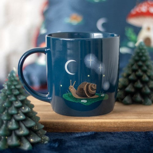 Gnome Sweet Gnome Snail Ceramic Mug