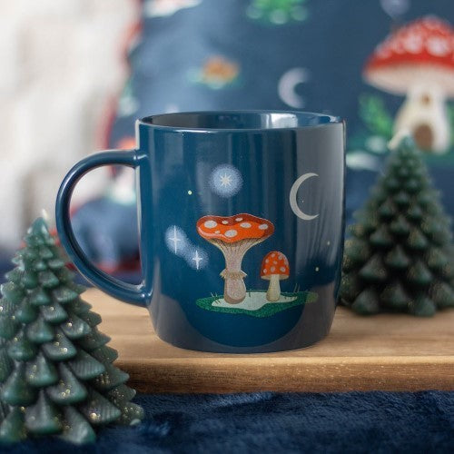 Gnome Sweet Gnome Mushroom Ceramic Mug