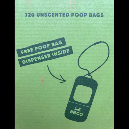 Dog Bags & Clean Up Beco Poop Bags - 720pk