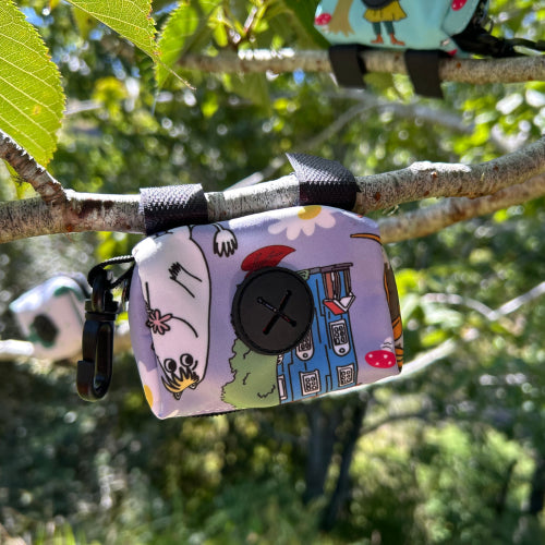 Dog Bags & Clean Up LatchEzydog Poop Bag Holder - Forest Friends Lilac
