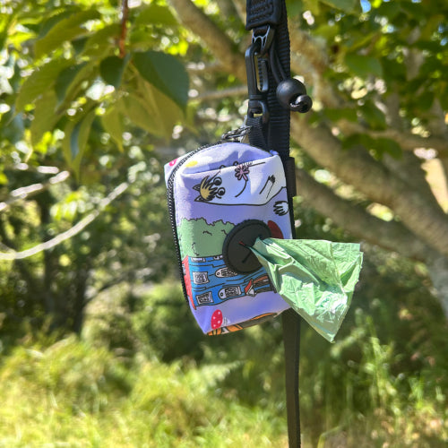 Dog Bags & Clean Up LatchEzydog Poop Bag Holder - Forest Friends Lilac