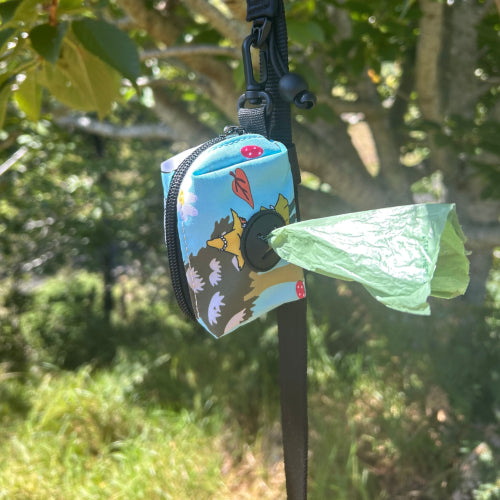 Dog Bags & Clean Up LatchEzydog Poop Bag Holder - Forest Friends Blue