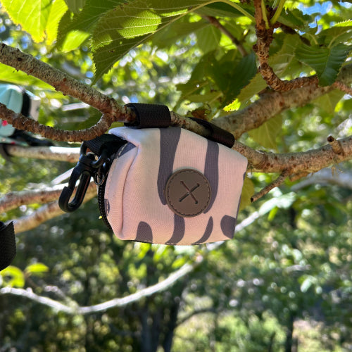 Dog Bags & Clean Up LatchEzydog Poop Bag Holder - Purple Stripe