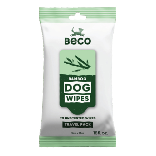 Dog Health Pet Wipes Beco Travel Wipes UnscentEzydog 20pk