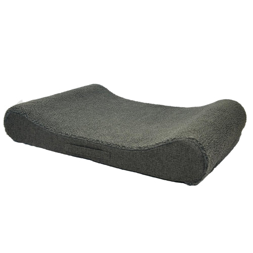 Dog Bed Wave BEzydog Grey Sherpa 85x55cm