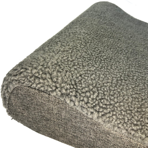 Dog Bed Wave BEzydog Grey Sherpa 85x55cm