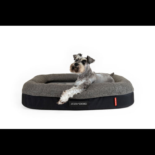 Dog Bed Ezydog 2in1 Ortho Calm Elite BEzydog Charcoal/Black - Large