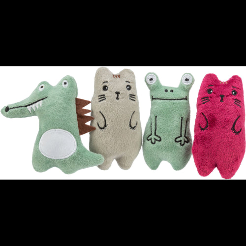 Cat Toys Plush Catnip Animal 11cm - Tub of 32