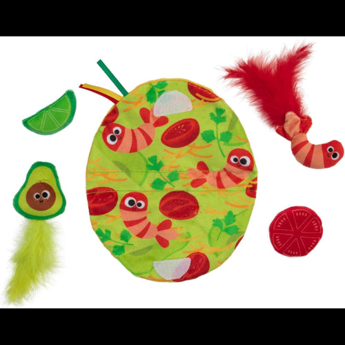 Cat Toys Mad Cat Shrimp Taco Stuffer Play Mat