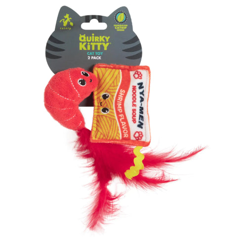 Cat Toys Quirky Kitty Ramen 2pk
