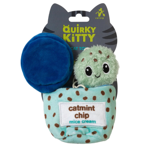 Cat Toys Quirky Kitty Mice Cream Hide-A-Toy